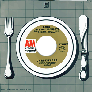 Rainy Days and Mondays/ Saturday