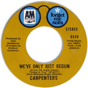 We've Only Just Begun / For All We Know