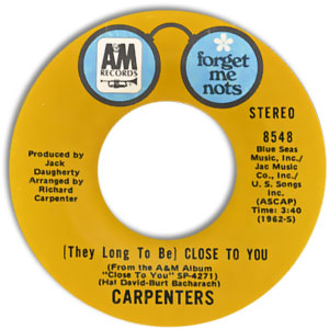 (They Long To Be) Close To You / Ticket To Ride