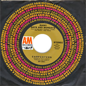 Rainy Days and Mondays/ Saturday