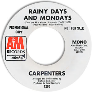 Rainy Days and Mondays