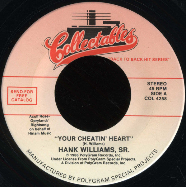Your Cheatin' Heart / Cold Cold Heart