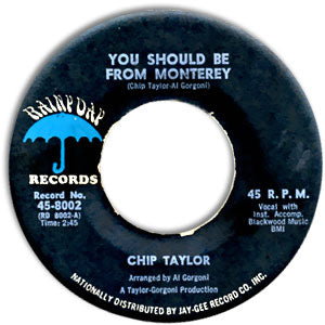 You Should Be From Monterey/ I'll Never Be Alone Again