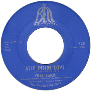 Step Inside Love/ I Couldn't Take My Eyes Off You