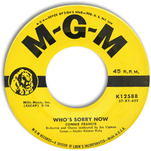 Who's Sorry Now/ You Were Only Fooling (While I Was Falling In Love)