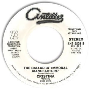 Drive My Car/ The Ballad of Immoral Manufacture