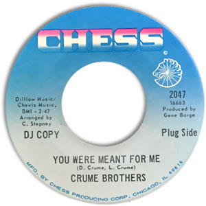 You Were Meant For Me/ Time Has Made A Change In Me