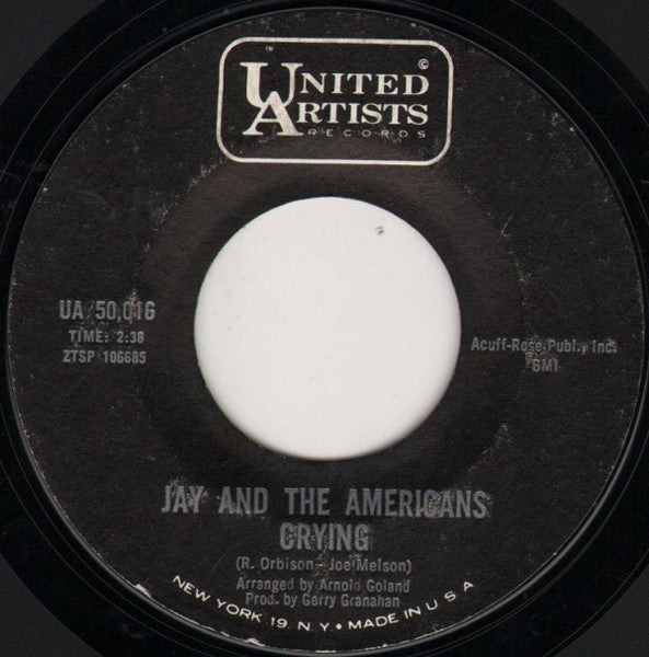 Crying/ I Don't Need A Friend