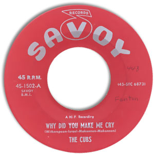 Why Did You Make Me Cry/ I Hear Wedding Bells