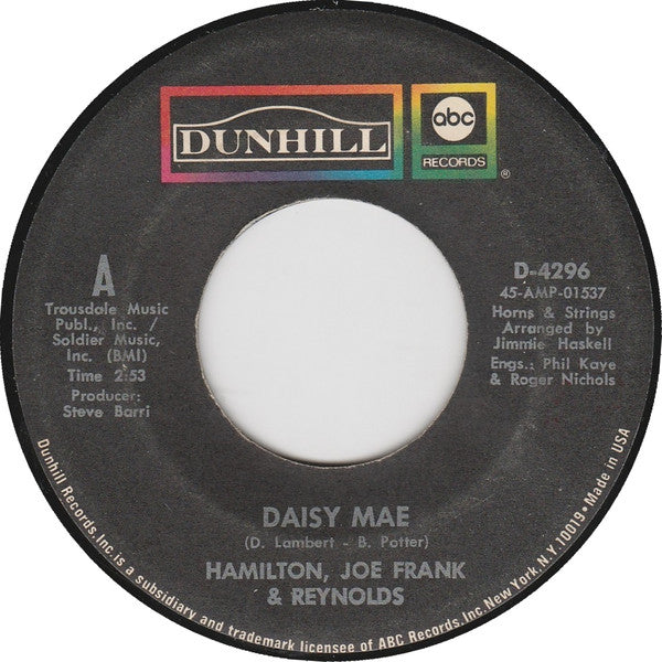 Daisy Mae/ It Takes The Best