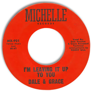 I'm Leavin It Up To You/ Foolin' Around