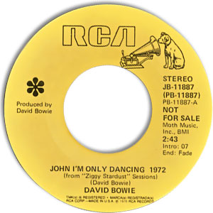 John, I'm Only Dancing 1972/ Joe The Lion