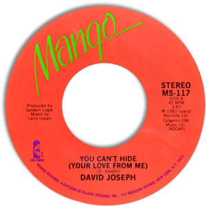 You Can't Hide (Your Love From Me)