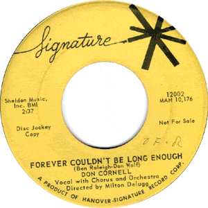 Forever Couldn't Be Long Enough/ Sempre Amore