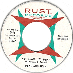 Hey Jean, Hey Dean/ Please Don't Tell Me Now