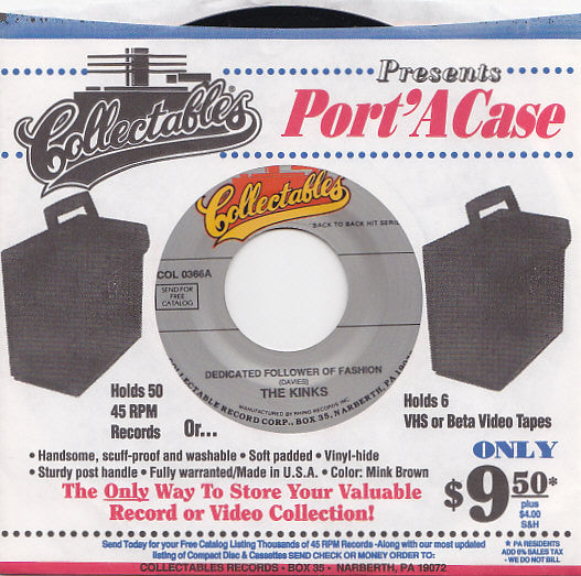 Dedicated Follower of Fashion/ Set Me Free