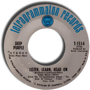 River Deep-Mountain High/ Listen, Learn, Read On