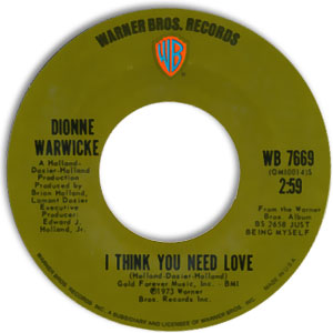 I Think You Need Love/ Don't Let My Teardrops Bother You