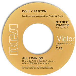 All I Can Do/ Falling Out Of Love With Me