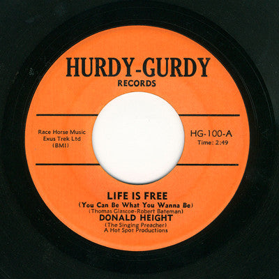 Life is Free (You Can Be What You Wanna Be)/ De Da Da