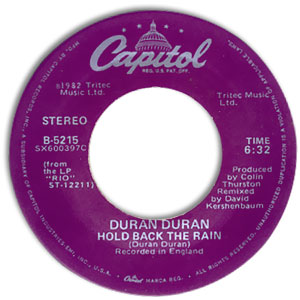 Rio/ Hold Back The Rain