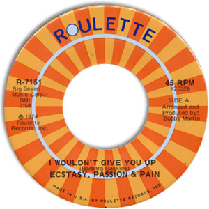 I Wouldn't Give You Up/ Don't Burn Your Bridges Behind You