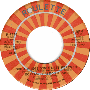 Good Things Don't Last Forever/ Born To Lose You