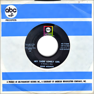 Hey There Lonely Girl/ It's All In The Game