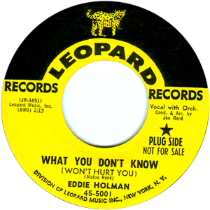 What You Don't Know (Won't Hurt You)/ I'm Counting Every Tear