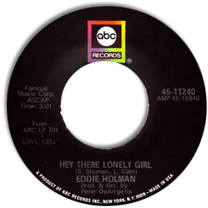 Hey There Lonely Girl/ It's All In The Game