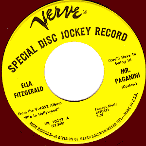 Mr. Paganini/ You're Driving Me Crazy