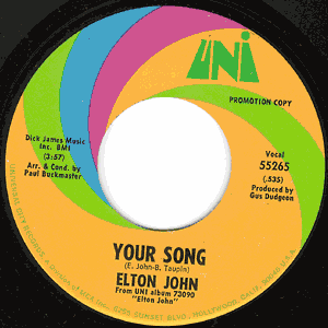 Your Song/ Take Me to the Pilot