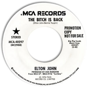 The Bitch Is Back/ Cold Highway