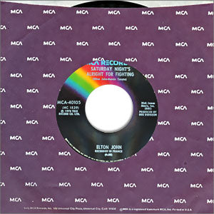 Saturday Night's Alright For Fighting/ Jack Rabbit - Whenever You're Ready (We'll Go Steady Again)