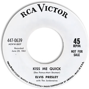 Kiss Me Quick/ Suspicion