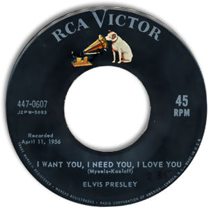 I Want You, I Need You, I Love You/ My Baby Left Me