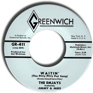 Waitin' (The Pitty Pitty Pat Song)/ This Is My Love