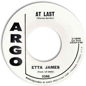 At Last/ I Just Want To Make Love To You