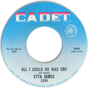 All I Could Do Was Cry/ Girl Of My Dreams