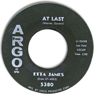 At Last/ I Just Want To Make Love To You