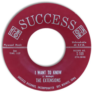 I Want To Know/ My Need