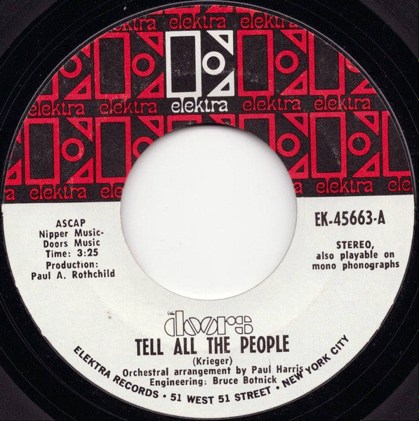 Tell All The People/ Easy Ride