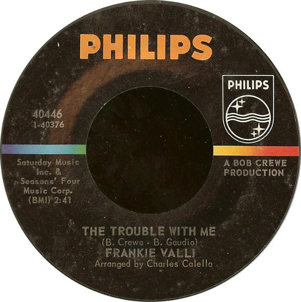 Can't Take My Eyes Off You/ The Trouble With Me