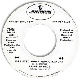 Fire Eyed Woman From Oklahoma/ Some Monday Morning
