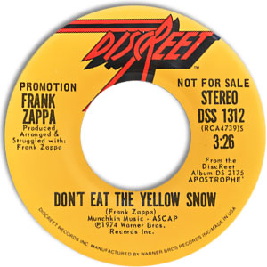 Don't Eat The Yellow Snow