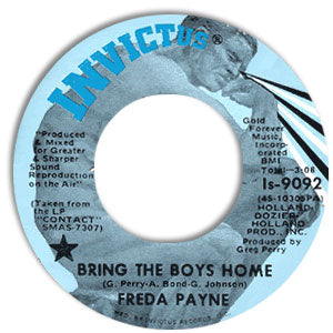 Bring The Boys Home/ I Shall Not Be Moved