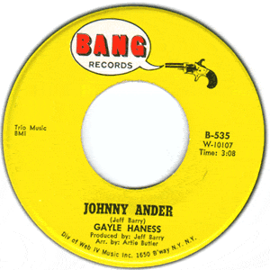 Johnny Ander/ Love Love Go Away