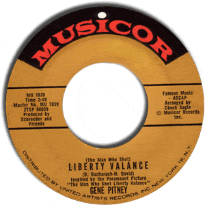 (The Man Who Shot) Liberty Valance/ Take It Like A Man