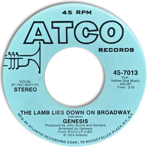 The Lamb Lies Down On Broadway