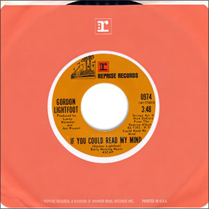 If You Could Read My Mind/ Poor Little Allison